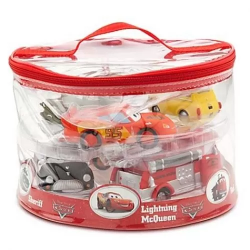 Disney Parks Deluxe Cars Squeeze Toy Set For Baby